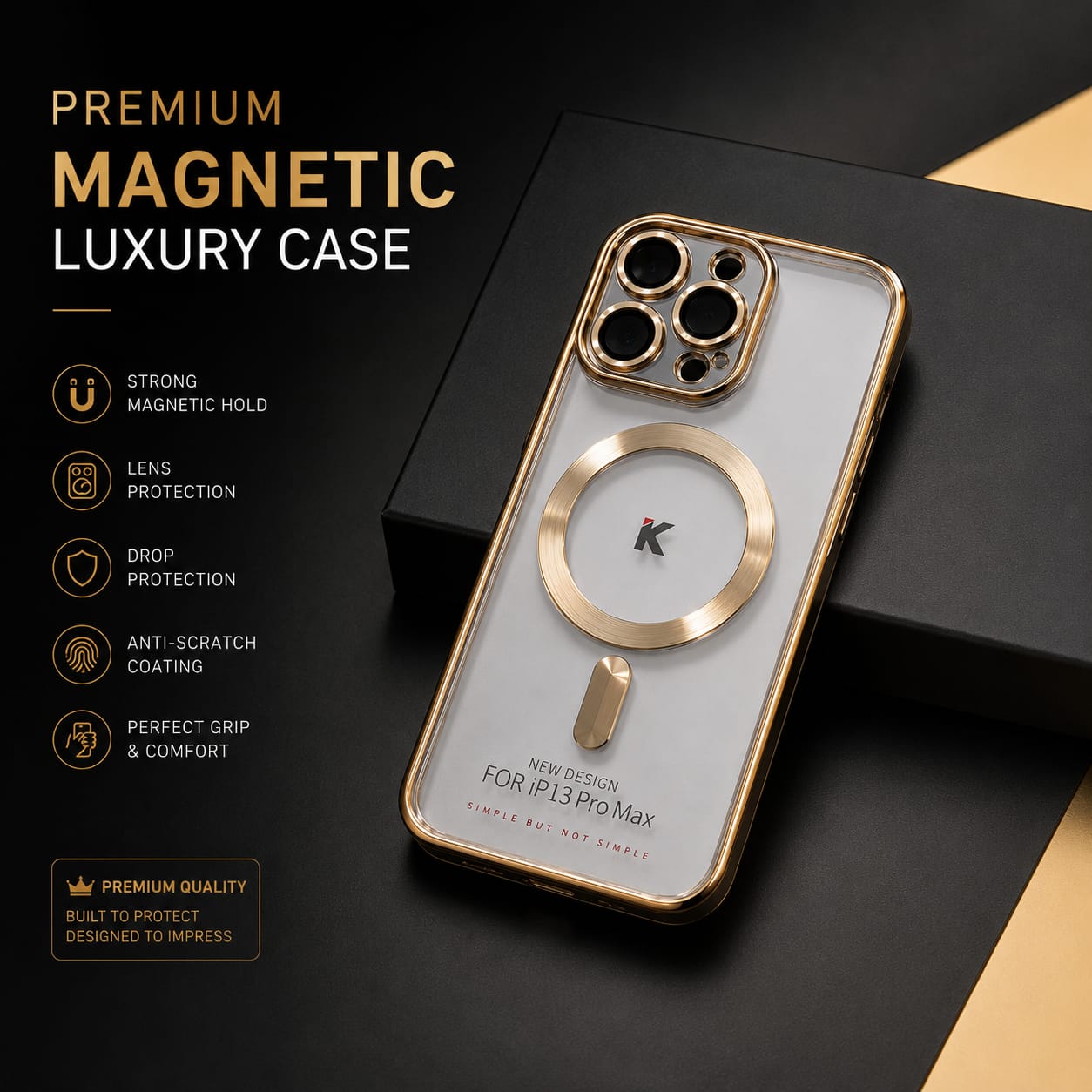 Premium Magnetic Luxury Case for iPhone