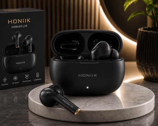 HONIIK Earbuds Lite – Premium Wireless Earbuds with Deep Bass & HD Sound